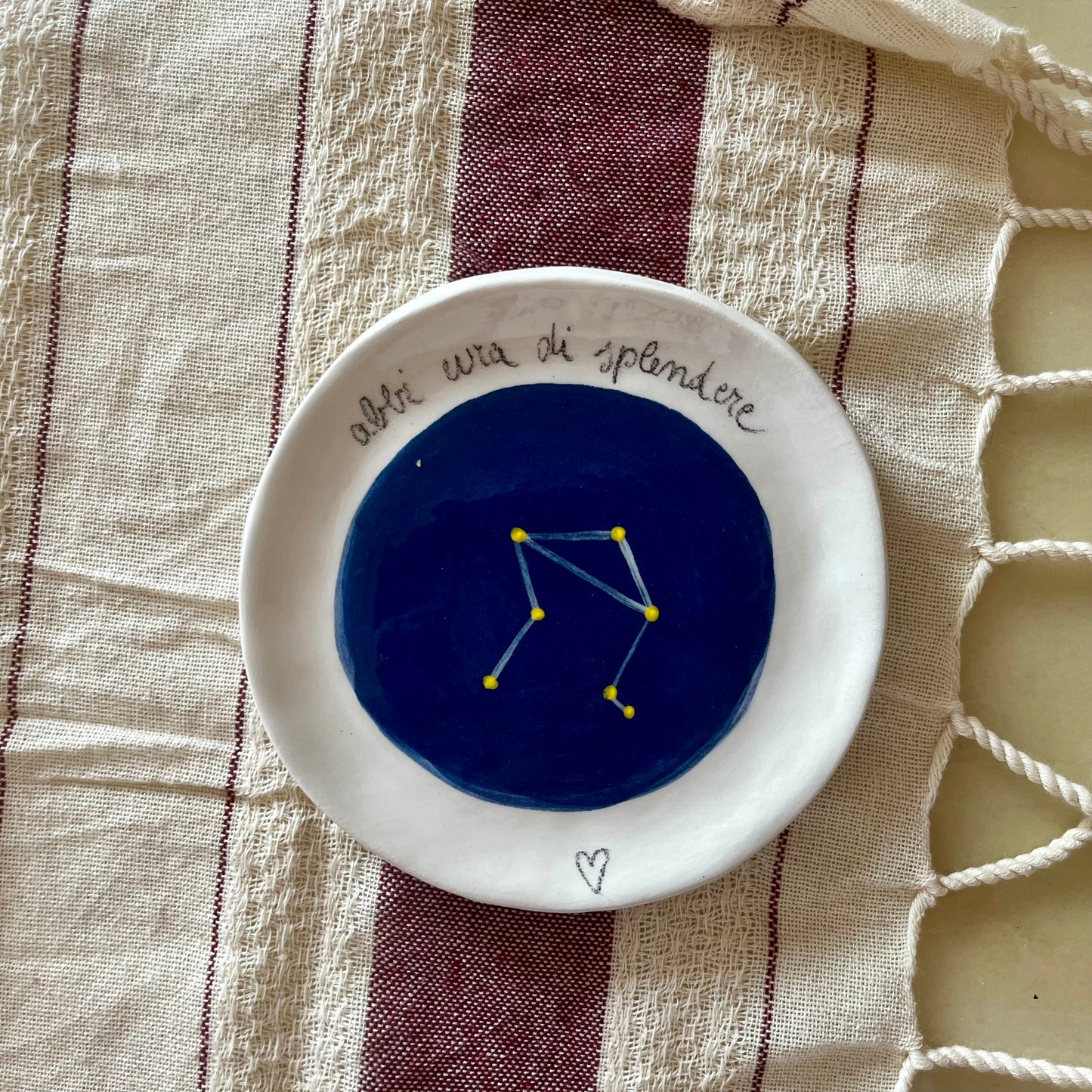 Piattino COSTELLAZIONE ZODIACALE