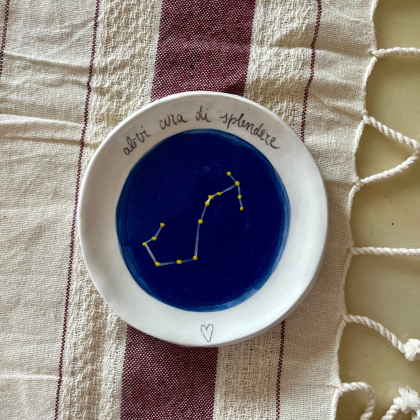 Piattino COSTELLAZIONE ZODIACALE