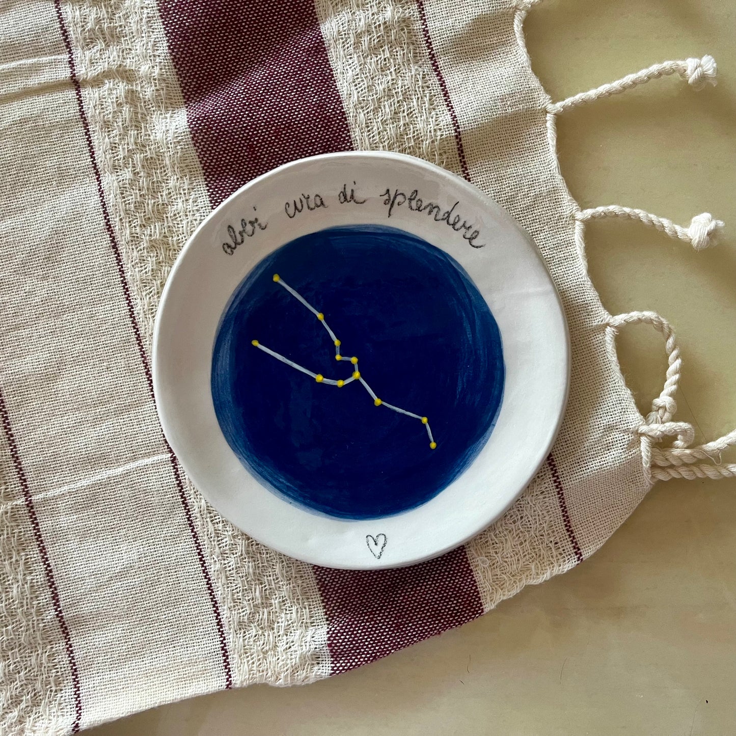Piattino COSTELLAZIONE ZODIACALE