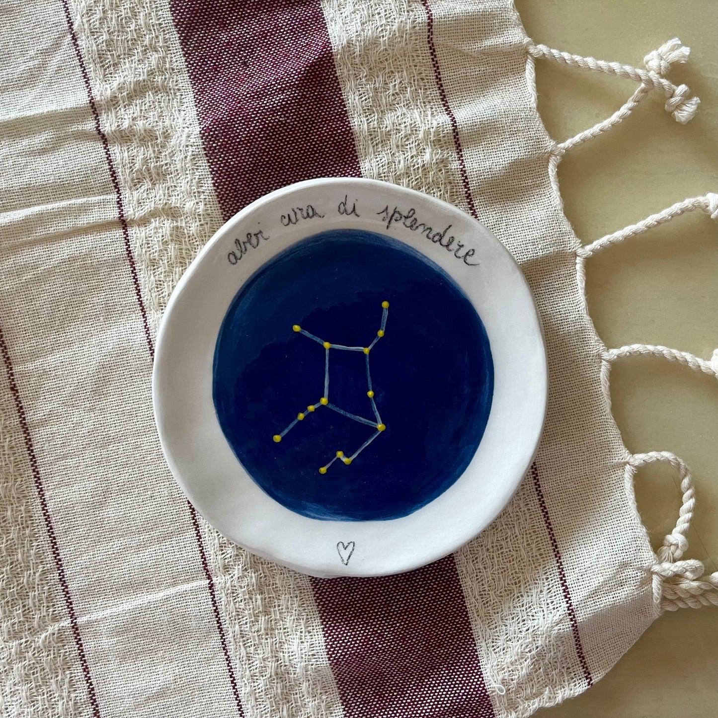 Piattino COSTELLAZIONE ZODIACALE